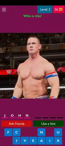 Play Guess The Wrestler as an online game Guess The Wrestler with UptoPlay