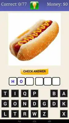 Play Guess What The Food Quizz Game