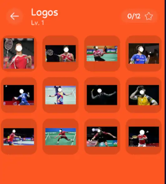 Play guess world badminton players as an online game guess world badminton players with UptoPlay