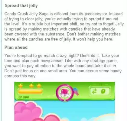 Play Guide Candy Crush Jelly Saga