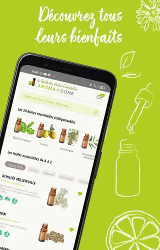 Play Guide des huiles essentielles Aroma-Zone as an online game Guide des huiles essentielles Aroma-Zone with UptoPlay