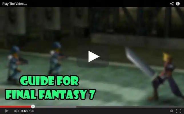 Play Guide Final Fantasy 7 Play Guide Final Fantasy 7