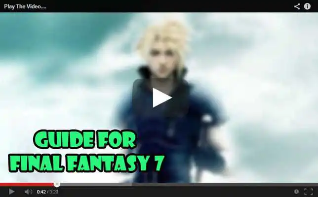 Play Guide Final Fantasy 7 Play Guide Final Fantasy 7