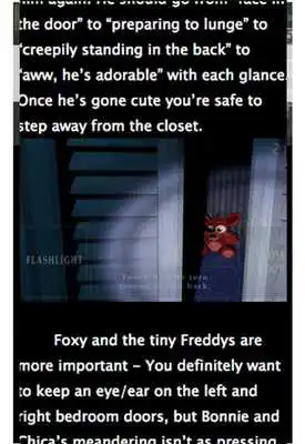 Play Guide for Freddy Night Step Play Guide for Freddy Night Step
