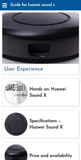 Play Guide for huawei sound x  and enjoy Guide for huawei sound x with UptoPlay
