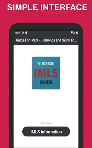 Play Guide For IMLS - Free Skin Tricks as an online game Guide For IMLS - Free Skin Tricks with UptoPlay