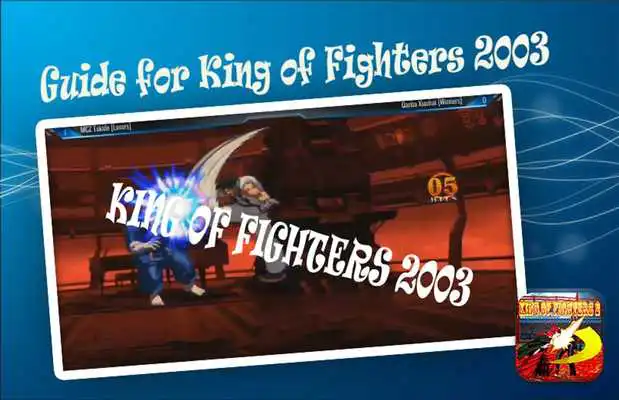 Play Guide for king of fighter 2003