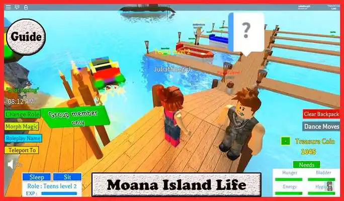 Play Guide for Moana Roblox Island Life