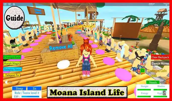 Play Guide for Moana Roblox Island Life