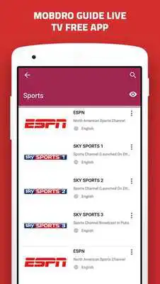Play Guide for Mobdro TV free app
