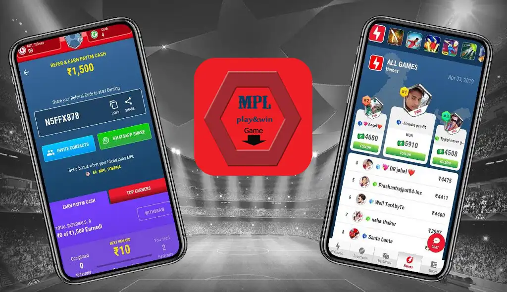 Play Guide for MPL- Earn Money from MPL Games  Cricket  and enjoy Guide for MPL- Earn Money from MPL Games  Cricket with UptoPlay