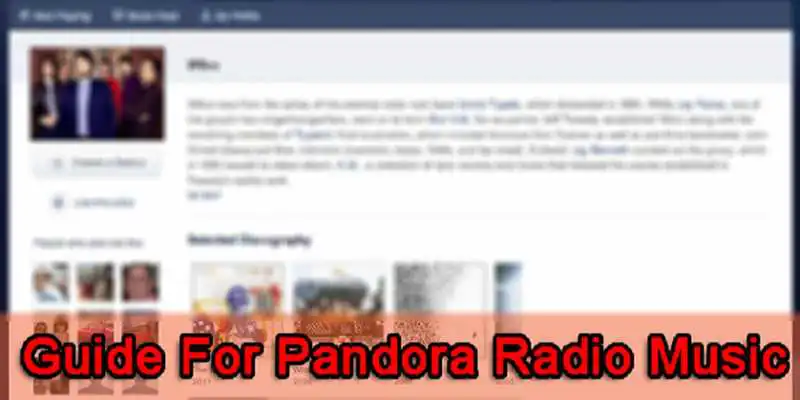Play Guide For Pandora Radio Music