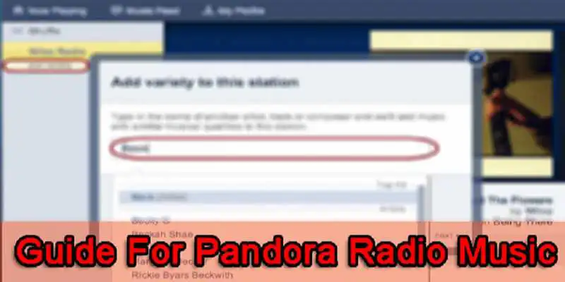 Play Guide For Pandora Radio Music
