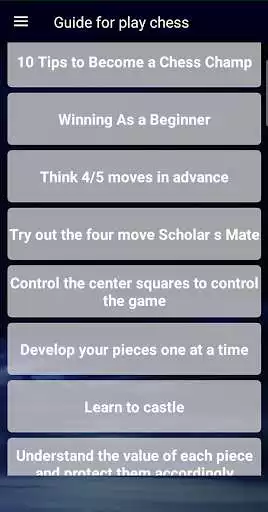Play Guide for play chess  and enjoy Guide for play chess with UptoPlay