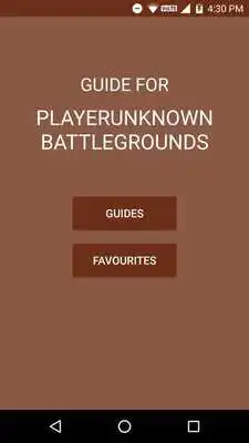 Play Guide for Playerunknown Battlegrounds