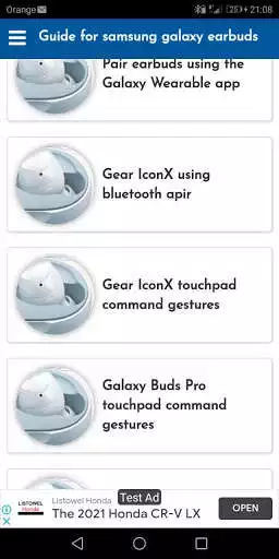 Play Guide for samsung galaxy earbuds as an online game Guide for samsung galaxy earbuds with UptoPlay