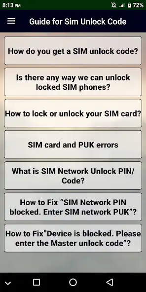 Play Guide for Sim Unlock Code  and enjoy Guide for Sim Unlock Code with UptoPlay
