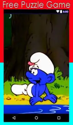 Play Guide for Smurfs Village with puzzle
