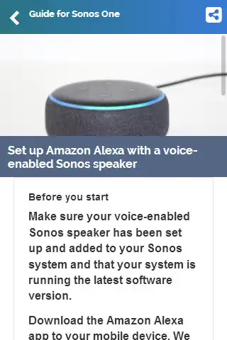 Play Guide for Sonos products  and enjoy Guide for Sonos products with UptoPlay
