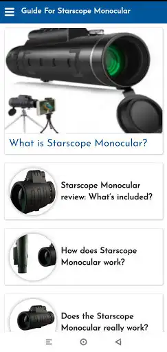 Play Guide For Starscope Monocular  and enjoy Guide For Starscope Monocular with UptoPlay