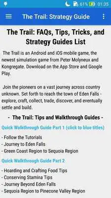 Play Guide for The Trail