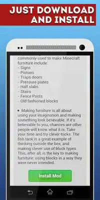 Play Guide: Furniture Mod Play Guide: Furniture Mod