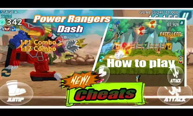 Play Guide game Power Rangers Dash