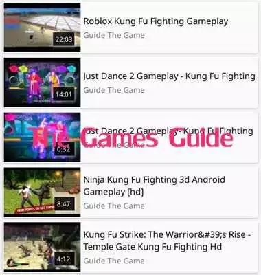Play Guide Kung Fu Fighting