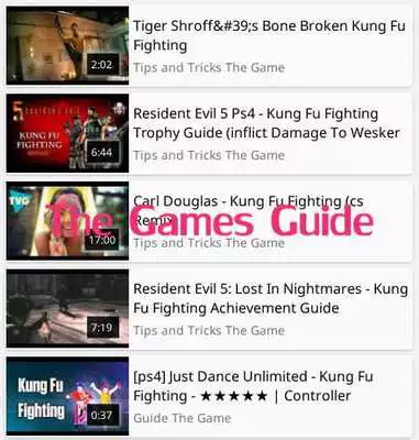Play Guide Kung Fu Fighting