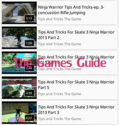 Play Guide Ninja Warrior 3
