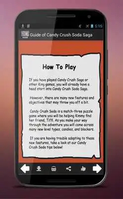 Play Guide of Candy Crush Soda Saga