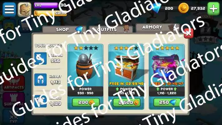 Play Guide of Tiny Gladiators