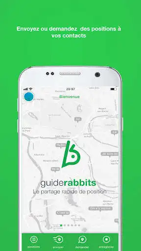 Play Guiderabbits -  envoi et demande de position gps  and enjoy Guiderabbits -  envoi et demande de position gps with UptoPlay