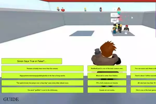 Play Guide : ROBLOX SIMON SAYS