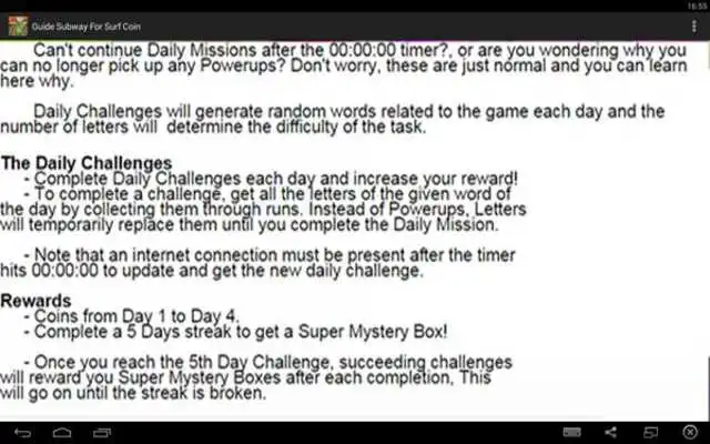 Play Guide Subway For Surf Coin