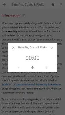 Play Guide to Diagnostic Tests