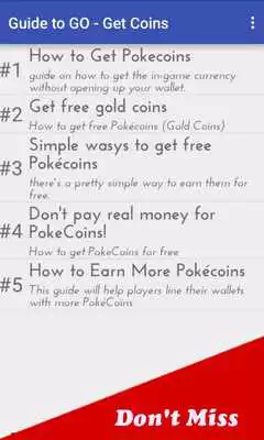 Play Guide to GO - Get Coins