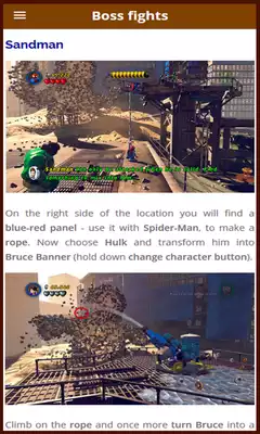 Play Guide to Lego Marvel