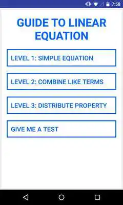 Play Guide To Linear Equation