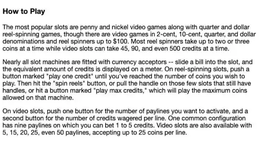 Play Guide to Playing Slots - Informative as an online game Guide to Playing Slots - Informative with UptoPlay