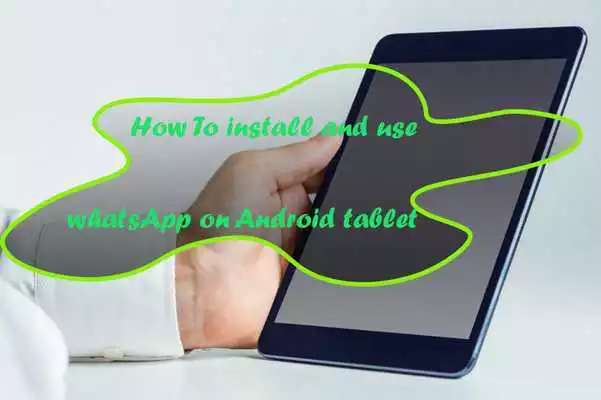 Play guide whatsapp onto tablet