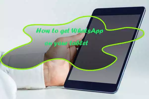Play guide whatsapp onto tablet