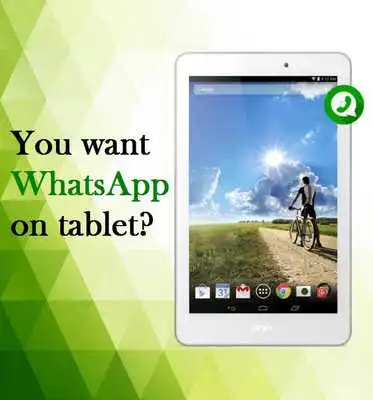 Play Guide WhatsApp tablet
