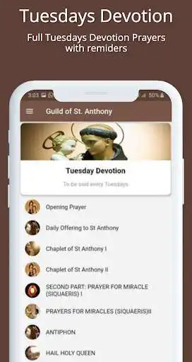 Play Guild of St. Anthony: Prayers, Novena and Chaplet as an online game Guild of St. Anthony: Prayers, Novena and Chaplet with UptoPlay