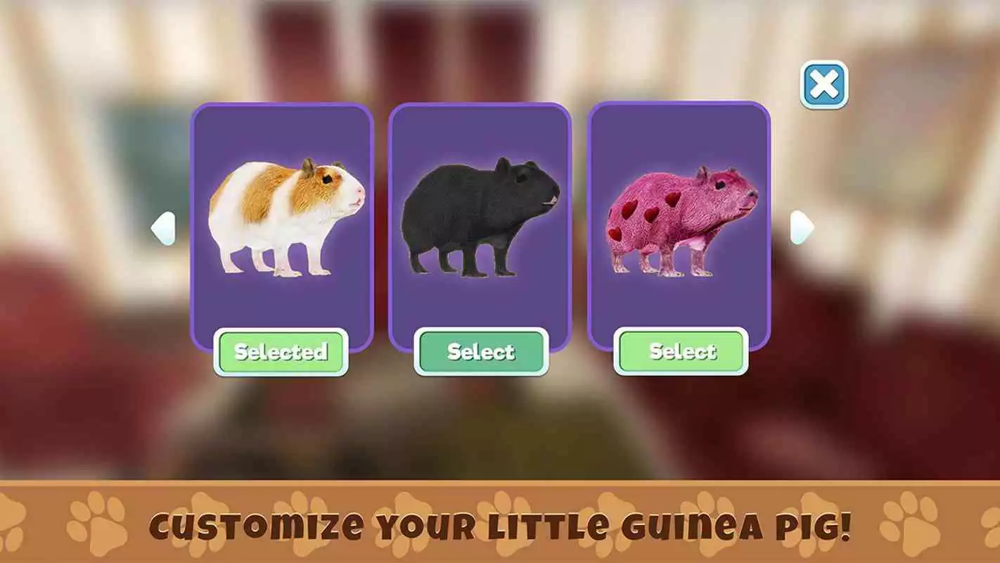 Play Guinea Pig Simulator: House Pet Survival