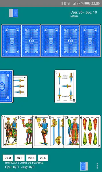 Play Guiñote as an online game Guiñote with UptoPlay