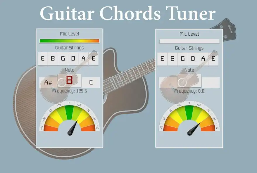 Play Guitar Chords Tuner  and enjoy Guitar Chords Tuner with UptoPlay