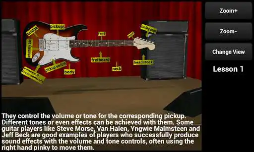 Play Guitar JumpStart 3D Lite as an online game Guitar JumpStart 3D Lite with UptoPlay