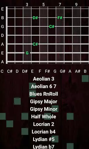 Play APK GuitarKey - find your modes and scales  and enjoy GuitarKey - find your modes and scales with UptoPlay com.harder_music.info.GuitarKey
