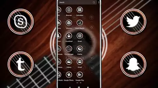 Play Guitar Launcher Theme as an online game Guitar Launcher Theme with UptoPlay